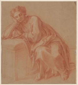 Studie odpočívajícího muže od Francois Verdier