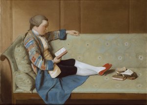 Portrét muže, který čte - John Farr Reading Horace