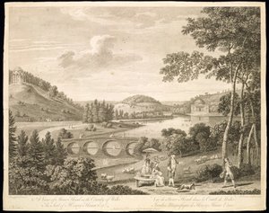 Pohled na Stour Head ve Wiltshire