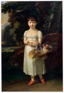Portrét Amelie Oginski, konec 18. nebo začátek 19. století od Francois Xavier Fabre