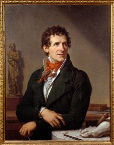 Portrét sochaře Antonia Canovy (1757-1822) Obraz Xaviera Fabreho (1766-1837) 1812 Rozm. 0,91x0,7 m Montpellier, musee Fabre - Portrét italského sochaře Antonia Canovy (1757-1822). Obraz Francoise Xavier Fabre (1766-1837)