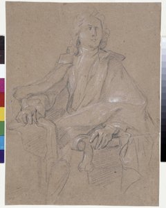 Portrét Julese Hardouina Mansarta (1645-1708) (olej na plátně)