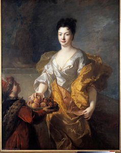 Portrét vévodkyně Síly. Obraz Francoise De Troye (1645 - 1730)