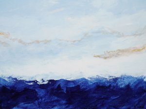 Zlatý modrý horizont od Françoise Wattré