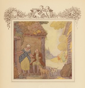 Ilustrace ke Grayovým elegiím (barevná litografie) od Frank Adams
