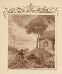 Ilustrace ke Grayovým elegiím (barevná litografie) od Frank Adams