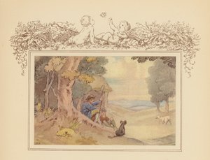 Ilustrace ke Grayovým elegiím (barevná litografie) od Frank Adams