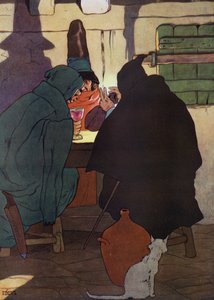 Ilustrace pro The Babes in the Wood (barva lito) od Frank Adams