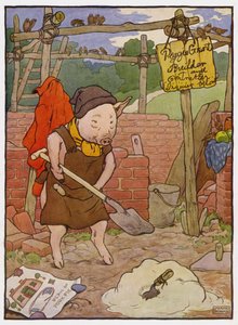 Ilustrace pro Tři malá prasátka od Frank Adams