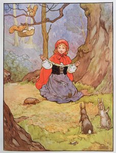 Červená karkulka, ilustrace z 