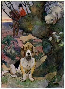 Tři Jolly Huntsmen od Frank Adams
