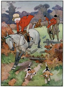 Tři Jolly Huntsmen od Frank Adams