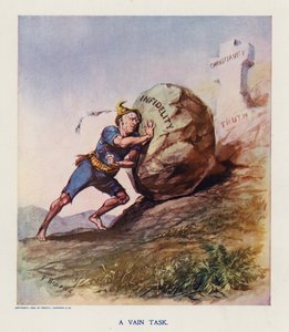 Marný úkol (barevná litografie) od Frank Beard