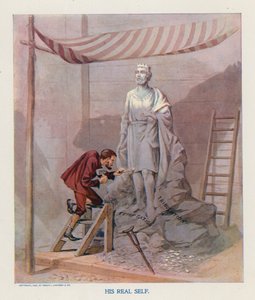 Jeho skutečné já (barevná litografie) od Frank Beard