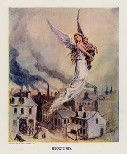 Rescued (barevná litografie) od Frank Beard