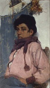 Italský rybářský chlapec od Frank Bramley
