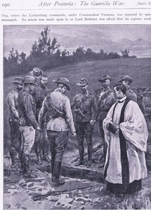 Přísaha pomsty, ilustrace z After Pretoria: The Guerilla War, 1902