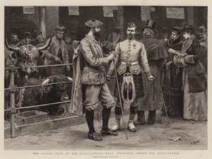 The Cattle Show v Agricultural Hall, Islington, mezi Highlanders od Frank Dadd