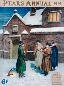 The Christmas Waits, obálka Pears Annual, 1914 od Frank Dadd