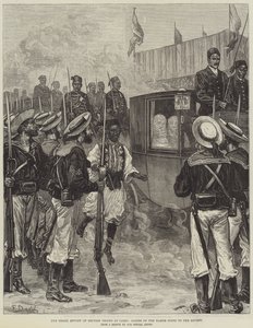 The Grand Review of British Troops at Cairo, Lady of the Harem jít do Review