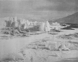 Alph Avenue, kde jsme se vynořili z Pinnacle Ice, c1911, 1913