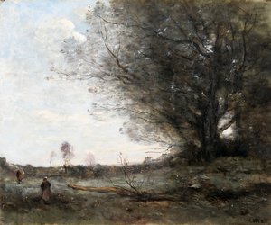 Krajina Surrey (olej na plátně) od Frank Dicksee