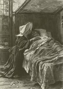 Gabriel a Evangeline (hlubotisk) od Frank Dicksee