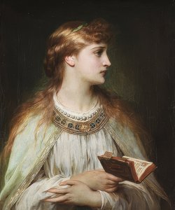 Ofélie. Um 1864 od Frank Dicksee