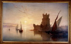 Lisabon - hrad Balem, 1850.