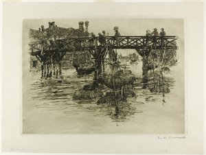 Rybářská čtvrť, Benátky od Frank Duveneck