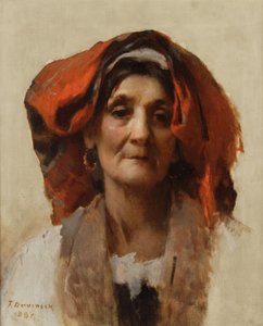 Hlava italské ženy, 1887