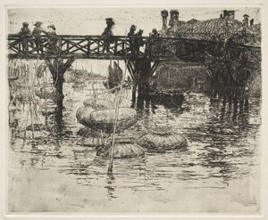 San Pietro in Castello, Benátky, 1883. od Frank Duveneck