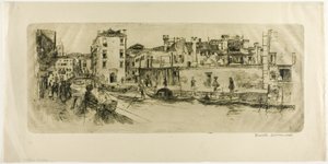 Kanál San Trovasso od Frank Duveneck