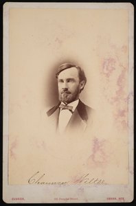 Portrét Chauncey Wiltse 1834-1894, 1875-1876. od Frank F Currier