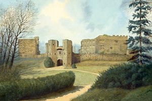 Hrad Berry Pomeroy, 15. století, c1990-2010