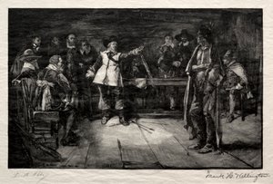 Miles Standishs Challenge, 1887. od Frank H. Wellington