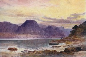 Nový Zéland: (barevná litografie): Okahumoko Bay, Whangaroa