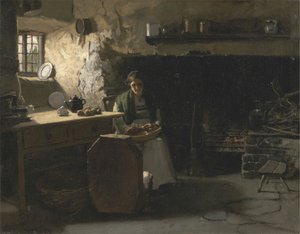 Loupání brambor od Frank Holl