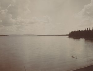 Yellowstonské jezero, 80. léta 19. století (foto)
