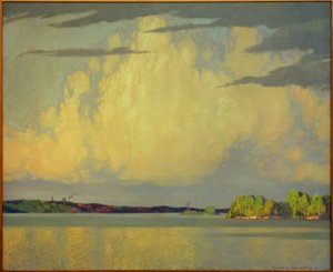 Serenity, Lesní jezero od Frank Johnston