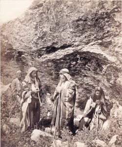 Rolníci z oblasti Jeruzaléma, kolem 1866-67