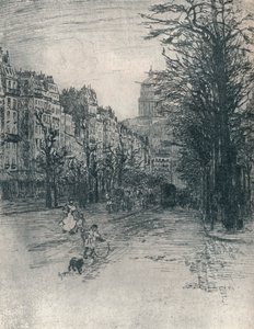 Avenue Des Gobelins, Paříž, c1908