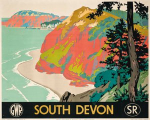 Reklamní plakát South Devon od Frank Newbould