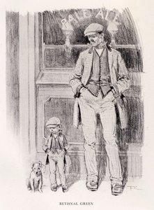 "Bethnal Green" ze série "The Sketch" z roku 1906 "Nedělní oblečení podle čtvrtí od Frank Reynolds