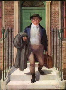 Pan Pickwick (barevná litografie) od Frank Reynolds