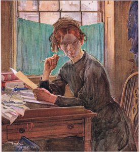 Sally Brass, cca 1920 (barevná litografie) od Frank Reynolds