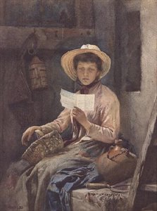 Milostný dopis, 1886 (wc)