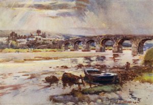 Hexham (barevné lito) od Frank Southgate