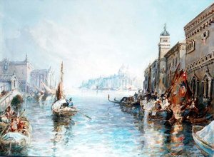 Benátky (jeden z páru) od Frank Wasley