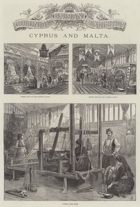 Koloniální a indická výstava, Kypr a Malta od Frank Watkins